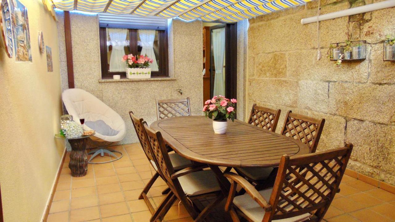 Casa Centro O Grove Con Terraza Y Asador Villa Kültér fotó
